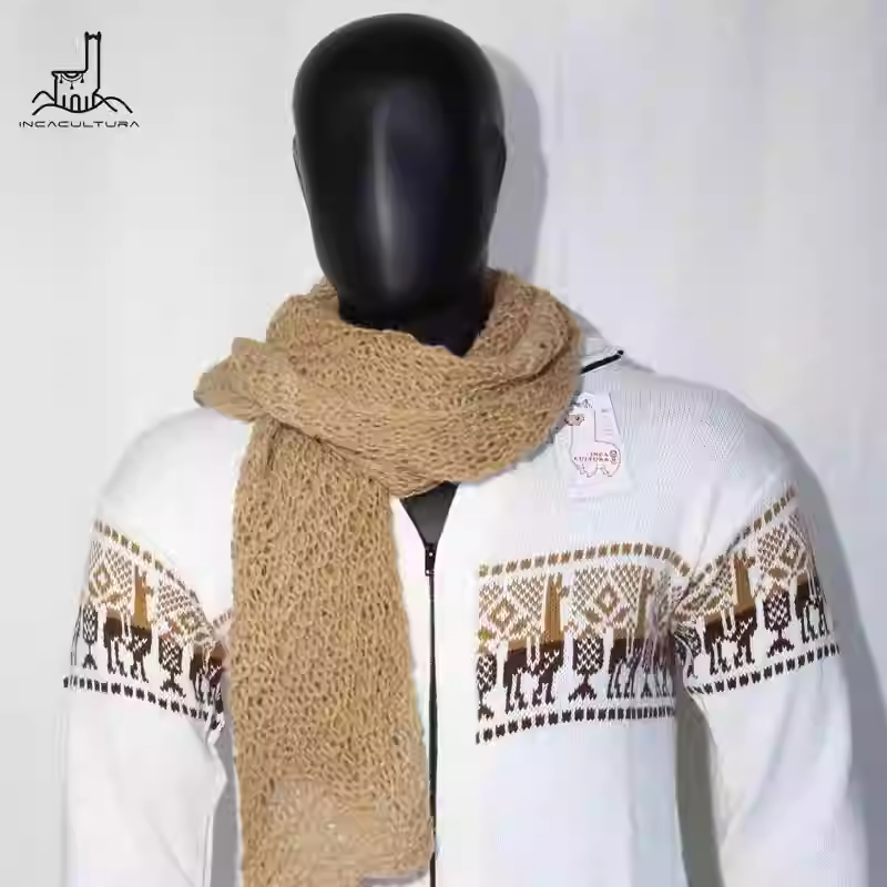 秘鲁羊驼毛围巾